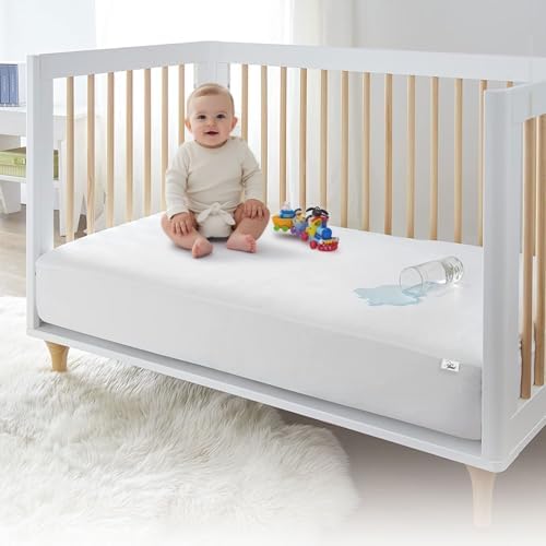 Vionel Home%100 Pamuklu, Sıvı Geçirmez Bebek Alezi,Bebek Alez Yatak Koruyucu, Çocuk Yatak Koruyucu Alezi,Park Beşik Yatak Alezi,Park Beşik Yatak Koruyucu (70x110) - Görsel 3