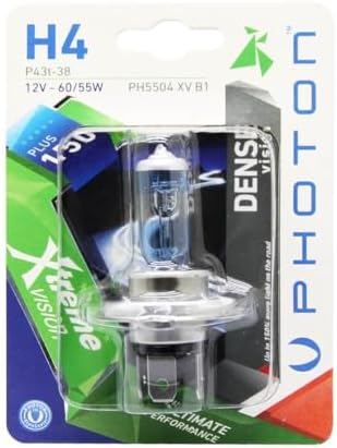 Ampul H4 12V 60/55W Xtreme Vision +%150 Fazla Işık (Tekli Blister) PHT PH5504 XV B1