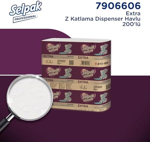 Selpak Professional Extra Z Katlı Dispenser Havlu,12 X 200 Yaprak