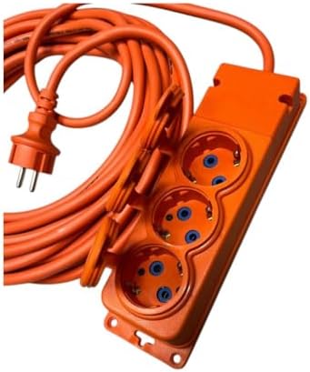 3’lü Uzatma Kablosu – 20 Metre, 3x2,5mm Kablo Kesiti, IP44 Su Sıçrama Koruması, Seyyar Prizli, Dış Mekan ve İç Mekan Kullanımı için 3WAY-20325-F Bylion - Görsel 3