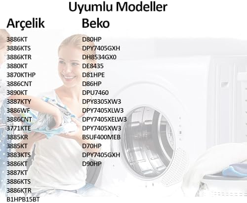 Kurutma Makinesi Sünger Filtresi Arçelik, Beko ile Uyumlu 5 Adet - Görsel 3