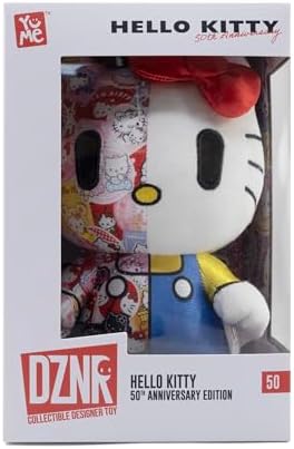 YUME HELLO KITTY DZNR PLUSH THE 50TH ANNIVERSARY - Görsel 3