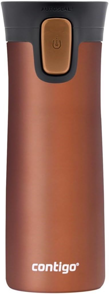 Alternative view of Üniseks Pinnacle Snapseal Termo Paslanmaz çelik yalıtımlı kupa,Kahverengi,420 ml