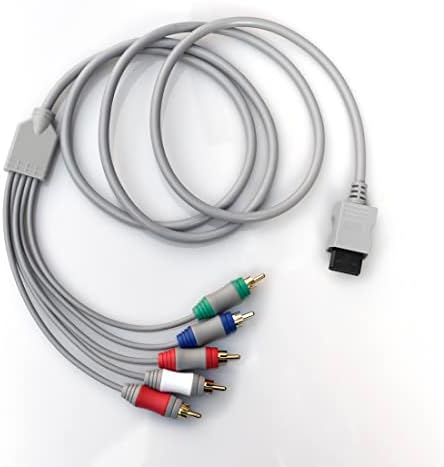 Wii U Multi Out 5RCA 480P HD Ses Video Kablosu 6 Ayaklar için Wii için Bileşen Kablosu