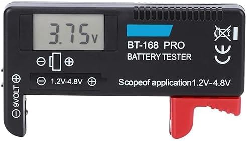 BT-168 Ekranlı Pil Voltaj Kapasite Test Cihazı 1.2V-4.8V ve 9V