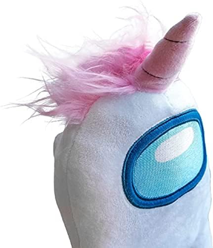 YuMe Among Us Unicorn Şapkalı Beyaz Pelüş Figür 30 cm Toys