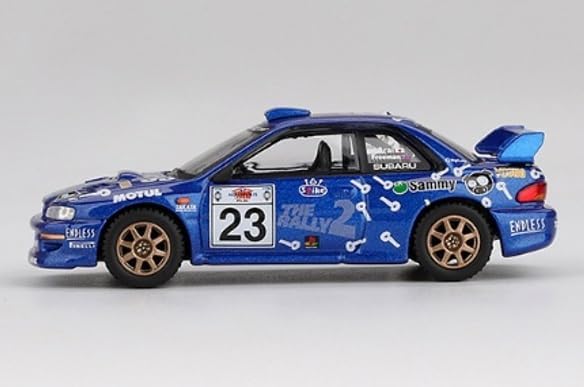 Sunrich MGT01078-L MINI GT 1/64 Subaru Impreza WRC99 Acropolis Rally 2000#23 (Sol Sap) Bitmiş Ürün - Görsel 3