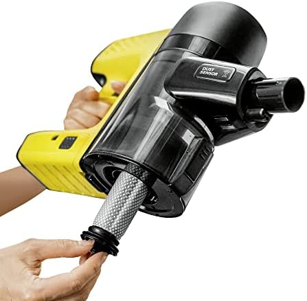 Alternative view of VC 4 Cordless myHome, VC 6 Cordless ourFamily ve VC 7 Cordless yourMax akülü elektrikli süpürge için orijinal hava giriş filtresi, antrasit