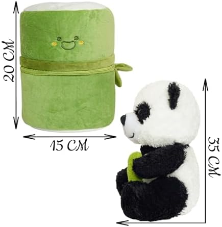 Alternative view of Özgüner Oyuncak Çantalı Bambu Panda Peluş Oyuncak - Peluş Oyuncak - Dolgulu Sevimli Panda