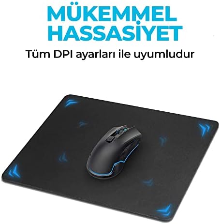 Alternative view of WONKEY OFFICE - Orta Boy Mouse Pad – Kaymaz Tabanlı Pürüzsüz Kumaş Yüzeyli Bilgisayar Mouse Altlığı, Ofis için Ergonomik Mouse Pad, Laptop ve PC Uyumlu (Orta Boy 27x23 cm)