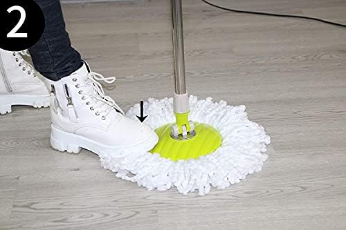 Plastik Twester Mop Dönerli Viliedalar İçin