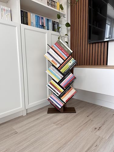 - MK10 Geometrik 8 Raflı Ağaç Kitaplık (Büyük) - Görsel 3
