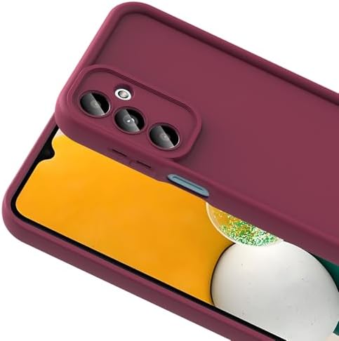 Galaxy A56 ile uyumlu Kılıf Parlak Tek Renkli Yüzey Dayanıklı Malzeme & Tam Koruma Redolent Kılıf Ergonomik Kavrama Kolay Erişim Kapak Siyah - Görsel 2