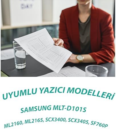 YSY ml2160 ml2165 mlt-d101s SCX3400 SCX3405 1500 Sayfa Verimli NEW FIRMWARE (Güncel Çip) Muadil Toner (Siyah)
