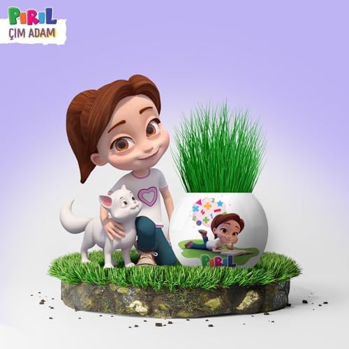 Alternative view of YUUP Pırıl Temalı Çim Adam 6'lı Set – Çocuklar İçin Eğitici ve Eğlenceli Bitki Yetiştirme Kiti