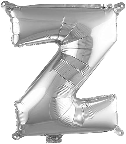 Alternative view of Z Harfi 16 İnç Gümüş Renk Folyo Balon 36 CM (Gümüş)