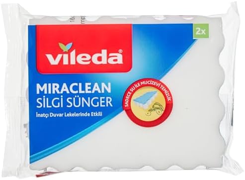 169072 Miraclean Silgi Sünger 2'li, Beyaz, Düz - Görsel 3