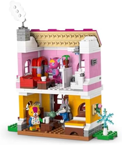 Animal Crossing Yaratıcı Evler: Eğlenceli Mevsimler 77057 – 7+ Yaş Kız ve Erkek Çocuklar için Minifigür İçeren Hayal Gücü Geliştiren Mevsim Temalı Oyuncak Ev Yapım Seti, Yaratıcı Hediye (814 P)