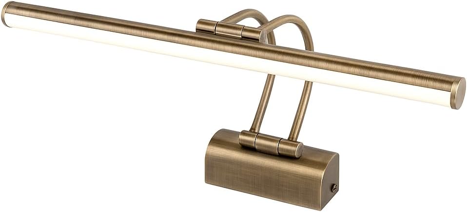 Eskitme Flüt Duvar Apliği – 35cm 6W LED 3200K Gün Işığı – Banyo, Ayna, Resim, Tablo, Çerçeve Üstü Dekoratif Aydınlatma Lambası – 220V, IP20, Metal Gövde - Görsel 3