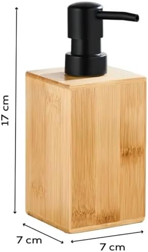 Alternative view of Bambu Sıvı Sabunluk, Modern Siyah Pompalı, 17x7x7 cm