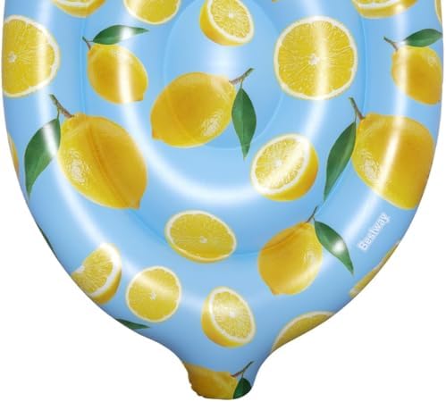 Havuz Şamandırası, Kokulu Limon Kokusu Yüzme Şezlongu, Çocuklar ve Yetişkinler için - Görsel 3