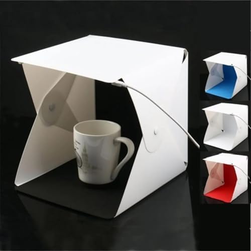 Mini Stüdyo Led Işıklı 20x20 cm Ürün Fotoğraf Çekim Çadırı