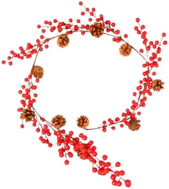 Alternative view of YILBAŞI LÜKS DEKOR SÜSLERİ LÜKS KOKİNA GARLAND 150CM KOKİNA KOZALAKLI BERRY ŞERİT SÜSLER