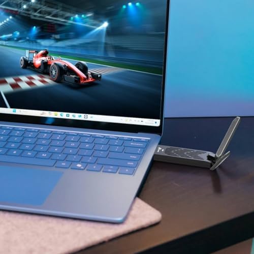 TBE400UH - Wi-Fi 7 Yüksek Çekim Güçlü Wi-Fi USB Adaptör, BE6500 Mbps, Tri-Band, USB 3.0, Çoklu Bağlantı İşlemi, Geniş Menzil, Online Oyun İçin İdeal, MU-MIMO ve OFDMA Destekli
