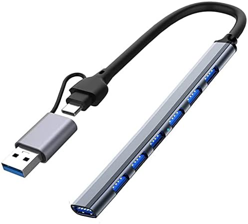Alternative view of Type-C USB 3.0 7 Portlu Hub Otg Çoğaltıcı Pc Telefon Bilgisayar Uyumlu Veri Aktarımı Mouse Klavye Bağlantısı ADS303D