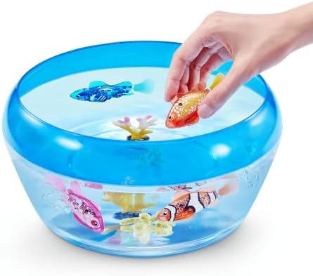 Alternative view of Robo Alive Robo Fish Robotik Yüzme Balığı (Mavi + Kırmızı) ZURU Water Activated, Renk Değiştirir, Pillerle Birlikte Gelir, Amazon'a Özel (2'li Paket) Seri 3