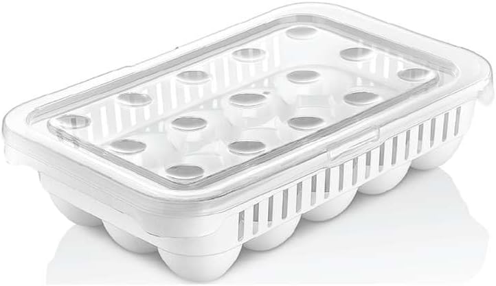 15'li Kapaklı Yumurta Saklama Kabı, Akrilik Plastik 15'li Yumurta Saklama Kabı, Yumurtalık 680 - Görsel 3