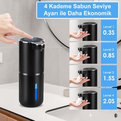 Alternative view of Sensörlü USB Şarjlı Köpük Sabunluk/GT-SD03S