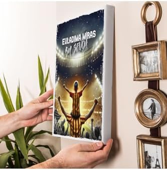 Sarı Kırmızı Taraftarlara Özel Kanvas Tablo - Görsel 3