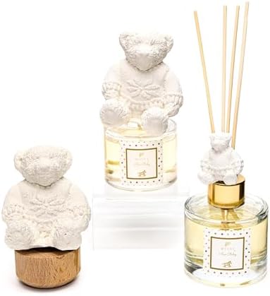 Alternative view of 100 ml Ekru Ayıcık Seramik Taş Bambu Çubuklu Missi Baby Oda Kokusu