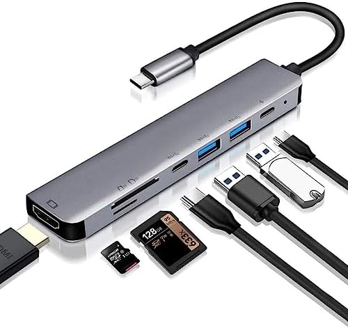 Alternative view of 7 In 1 Sd Usb Type-c Hub Hdmı Girişli Macbook Çevirici Çoklayıcı