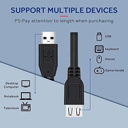 Alternative view of USB Dişi Erkek Uzatma Kablosu 3 Metre USB Uzatıcı Ara Kablosu 4531
