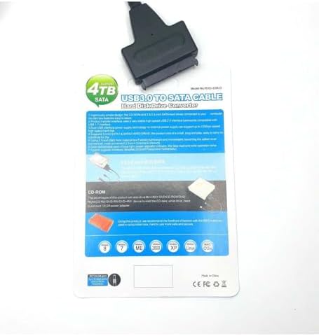 Alternative view of USB 3.0 ile SATA Kablo Dönüştürücü, 2.5 inç ve 3.5 inç HDD/SSD Bağlantısı, 4TB Destekli, Hızlı Veri Transferi, Harici Sabit Disk Bağlantısı, USB 3.0 to SATA, HDD Dönüştürücü | RXD339U3