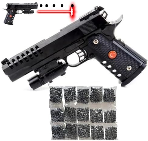 Alternative view of Lazerli Boncuklu Tabanca Boncuk Atan 15 Paket Boncuk Hediye