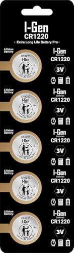 I-Gen Batteries CR1220 Lityum Düğme Pil 3V 1220 5'li Paket - Görsel 2