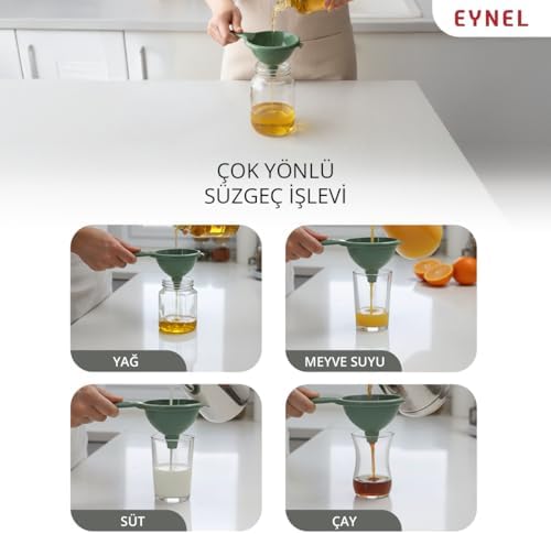 Sıvı Yağ Süzgeci, Sıvı Yağ Süzme Aleti, Sıvı Yağ Hunisi (Asortili) (2)