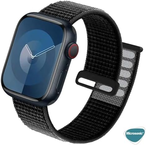 Apple Watch Series 11 42mm Hasırlı için Kordon Woven Mavi