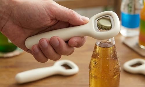Alternative view of Şişe Kapak Açacağı – Pratik Metal Şişe Açacak, Soda ve Gazoz Şişeleri İçin Kapak Açıcı, Dayanıklı ve Kullanışlı Mutfak Aleti (2, Krem rengi)