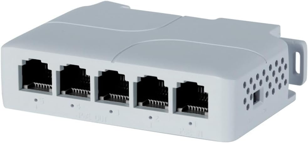 Sreuyong 5 Port 10/100 Mbps POE Genişletici 1 in 4 Out Ağ Anahtarı Tekrarlayıcı IEEE802.3af/at/bt PoE Anahtarı NVR IPC için 1 Adet - Görsel 3