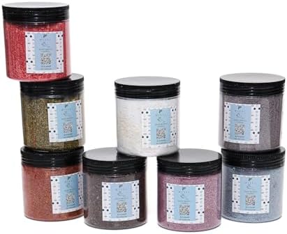 Alternative view of Oud Vanilya Kokulu Yaratıcı İnci Tozu Mum (30 adet fitil ile birlikte)-250 gr