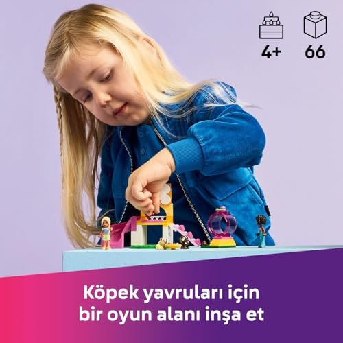 Alternative view of Yavru Köpek Oyun Parkı 42665-4 Yaş ve Üzeri Kız ve Erkek Çocuklar için 3 Köpek Figürü ile Aliya ve Sara Mini Bebekleri İçeren Yaratıcı Oyuncak Yapım Seti, Hediye Fikri (66 Parça)