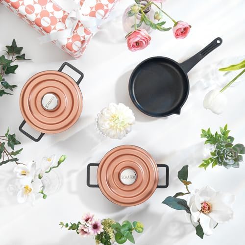 Alternative view of Pro Cast Mini Döküm Tencere Seti 5 Parça-Rosegold