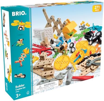 Builder - 34606 Builder anaokulu seti, 271 parça | 3 yaşından büyük çocuklar için 271 parçalı öğrenme ve yapı oyuncağı