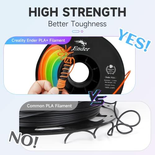 Alternative view of Creality Resmi 3D Yazıcı Filament Ender PLA Pro Filament, PLA+ 3D Baskı Filamenti, Dayanıklı ve Dayanıklı, Boyutsal Doğruluk +/-0,02 mm, 1,04 kg/Makara (EP+-Bej, Ender PLA Pro-1KG)