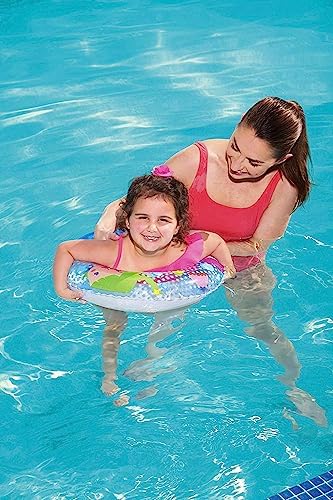 Telvesse Deniz Temalı 3-6 Yaş Simit Yüzme Simidi Havuz Deniz Şişme Yüzücü Simidi 51 cm