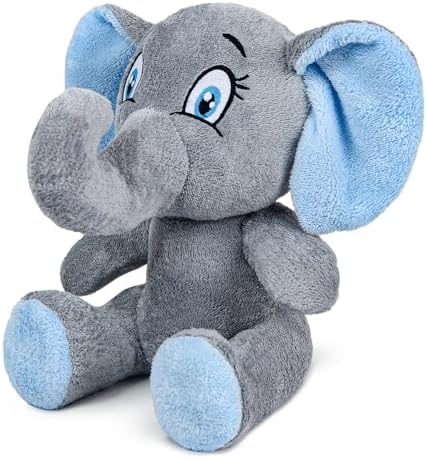 20-25 cm Figürlü Pelüş Ayıcık, 20 cm Teddy Bear,Sevgiliye Hediye,Ayı Teddy,Peluş Ayıcık,Plush Toys,Ofis Hediyesi,Renkli,İyi ki Varsın,Tişörtlü,Maymun,Eşek,Civciv,İnek (Mavi Fil)